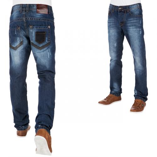 Foto Jeansnet Leonardo Jeans azul desgastado talla W 34 (aprox. 90cm) L 32