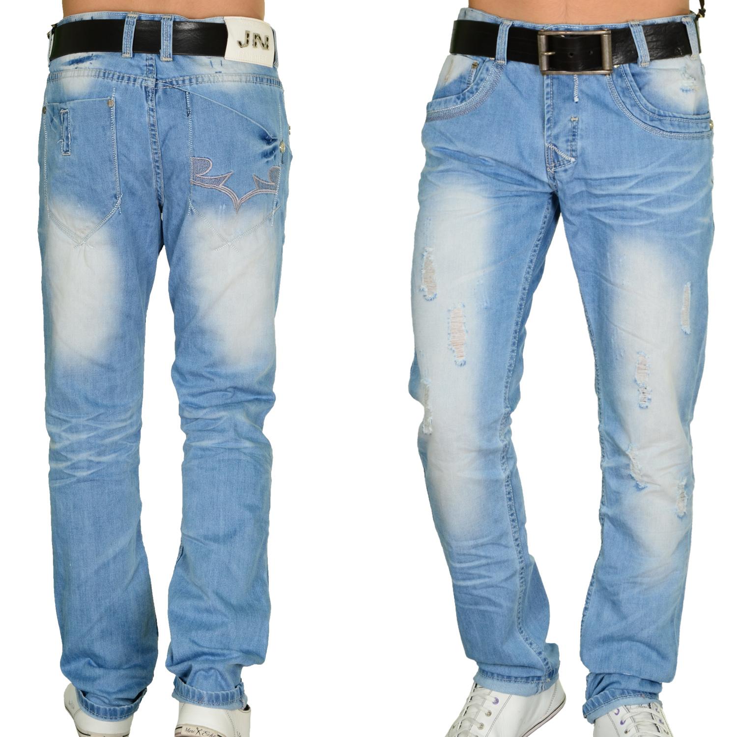 Foto Jeansnet Washed Slim Fit Jeans Azul Claro