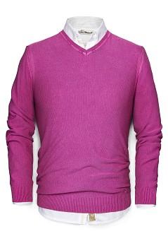 Foto Jersey Algodón Textura orchid H.E. by MANGO
