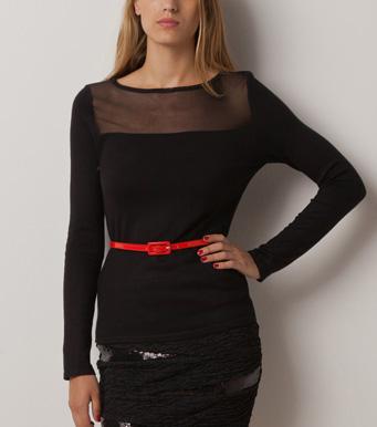 Foto Jersey bi-materia TOP STUDIO mujer