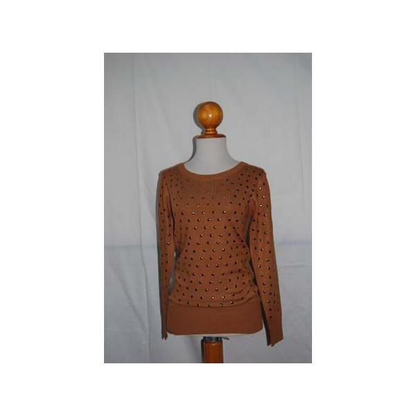 Foto Jersey camel con tachuelas Ada Gatti