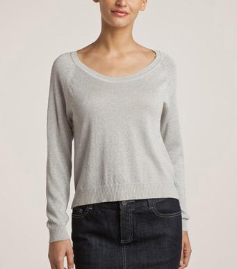 Foto Jersey cuello barco mujer