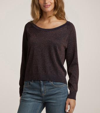 Foto Jersey cuello barco mujer