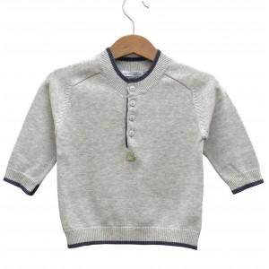 Foto Jersey de niño color gris