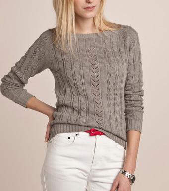 Foto Jersey de punto manga larga mujer