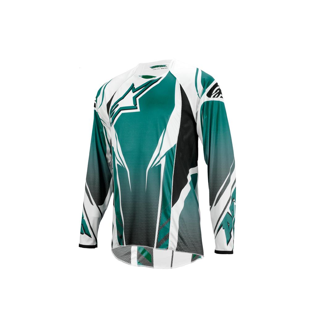 Foto Jersey Downhill Alpinestars A-Line verde/blanco para hombre , m
