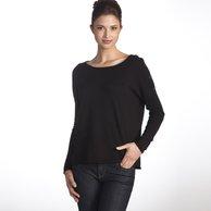 Foto Jersey escote barco manga larga 55 % lana merina - Laura Clement