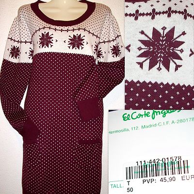 Foto Jersey Largo Tipo Vestido Talla Grande 50-xl Ver Fotos Y Medidas ☆ct.inglés 46€☆