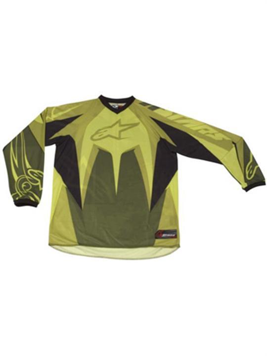 Foto Jersey MX Alpinestars MX Racer 2008 Verde