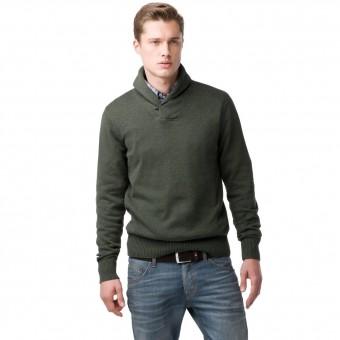 Foto Jersey tommy hilfiger hombre collin shawl-nk cf verde