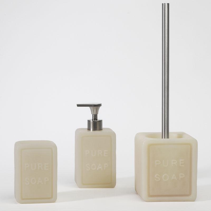 Foto Jgo. Baño 3 Piezas Soap Beige