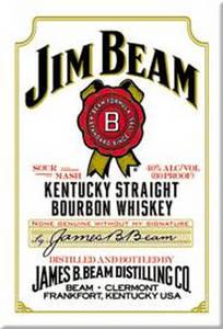 Foto Jim Beam White Label Whiskey Fridge Magnet