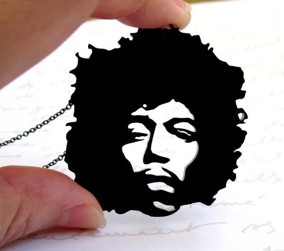 Foto Jimi Hendrix collar - laser cut