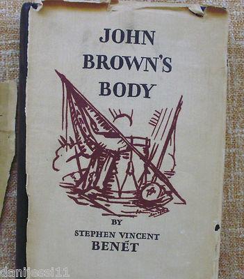 Foto John Brown´s Body/ Stephen Vincent Benét/ 1928/ York/ Doubleday, Doran Co.