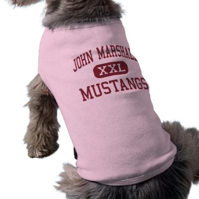 Foto John Marshall - mustangos - centro - Pomona Ropa Para Mascota