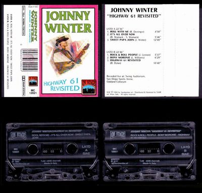Foto Johnny Winter - Highway 61 Revisited (live) - Italy Cassette On Stage 1992