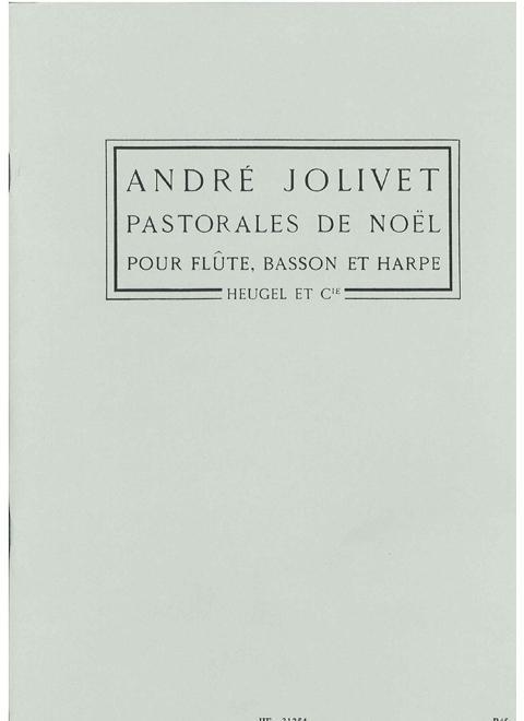 Foto jolivet, andré (1905-1974): pastorale de noël pour flûte, ba