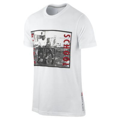 Foto Jordan Stay in School Camiseta - Hombre - Blanco - L
