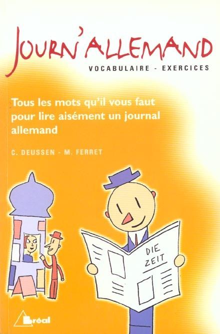 Foto Journ'allemand vocabualire et exercices