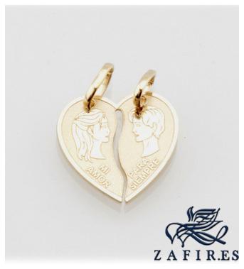 Foto joyas del amor - amor corazon partido p rs81500 - para ambos sexos