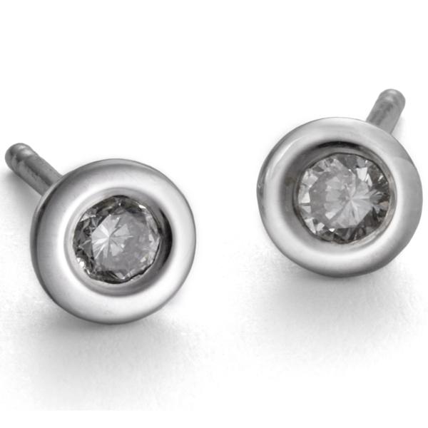 Foto joyas oro pendiantes diamantes - mujer