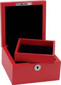 Foto Joyero madera lacado rojo 21519-peq
