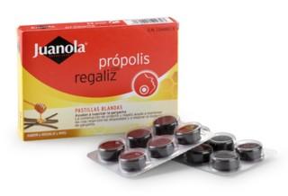 Foto juanola própolis con regaliz, 24 pastillas blandas