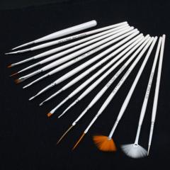 Foto juego 15 pincel manicura pintauñas brocha decoración maquillaje para u