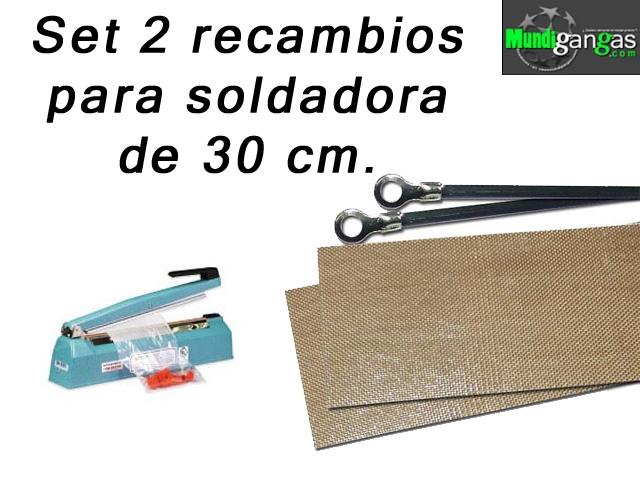 Foto Juego 2 rec. 30cm resistencia + cinta teflon