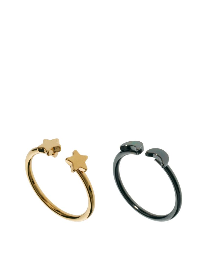 Foto Juego de anillos con detalle de estrellas You de My Kitsch Mix metal