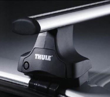 Foto Juego de barras thule en aluminio + pie 754 para f.range 11> doble c