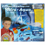Foto juego experimentos con aire y agua