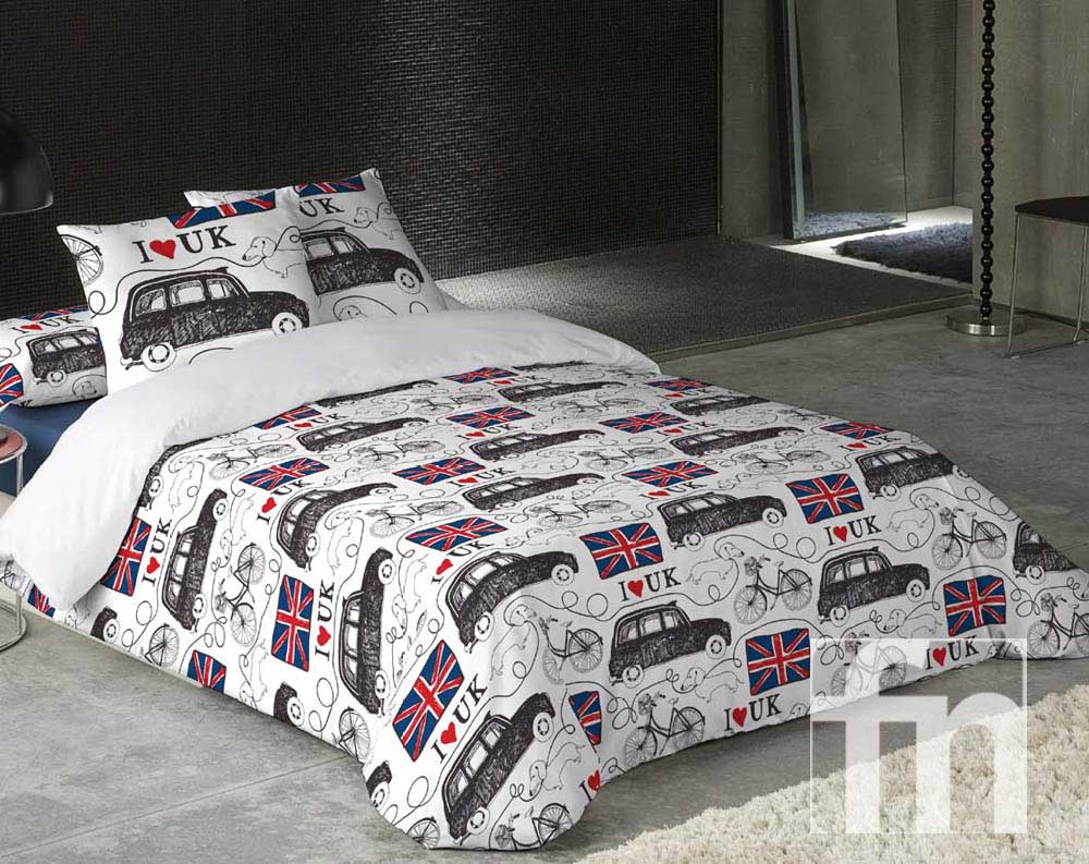 Foto Juego Funda Nordica Naturals I Love UK