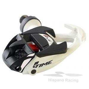 Foto Juego pedales time i-clic carboflex racer blanco