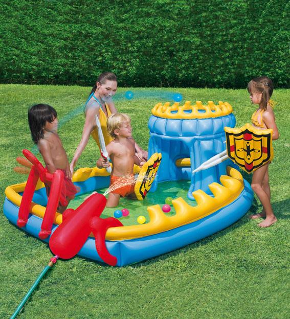 Foto juego piscina castillo inflable bestway