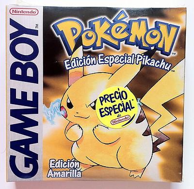 Foto Juego Pokemon Edicion Amarillo Nuevo Pikachu Nintendo Game Boy Color Advance Gba
