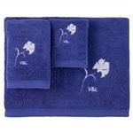 Foto Juego toallas 3 piezas Clavel azul de Victorio & Lucchino.