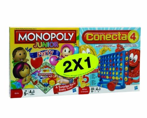 Foto Juegos en familia Hasbro - Monopoly Junior + Conecta 4 98886500