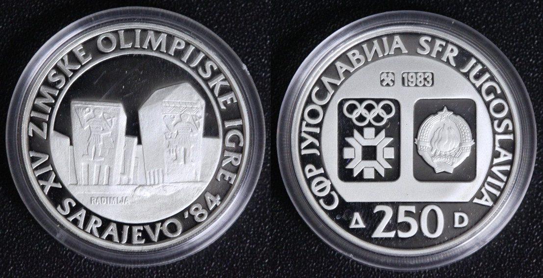 Foto Jugoslawien 250 Coinsa 1983