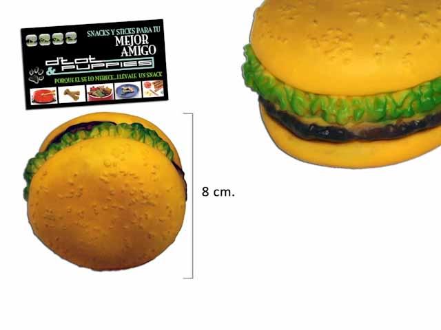 Foto Juguete masticable hamburguesa 8 cm.