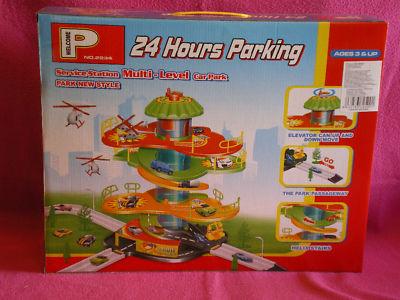 Foto Juguete Parking 4 Pisos Ascensor Y Coches 24 Horas