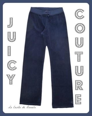 Foto juicy couture pantalón velour azul marino talla 8 / navy velour trousers 8 years