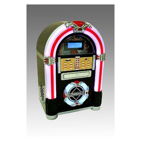 Foto Jukebox mediano con radio, CD Mp3, y puertos SD y USB 7001.0787