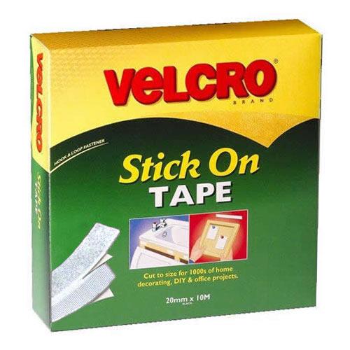 Foto Jumbo Packs of VELCRO Brand White Stick On Tape 20mm x 10M (60220)