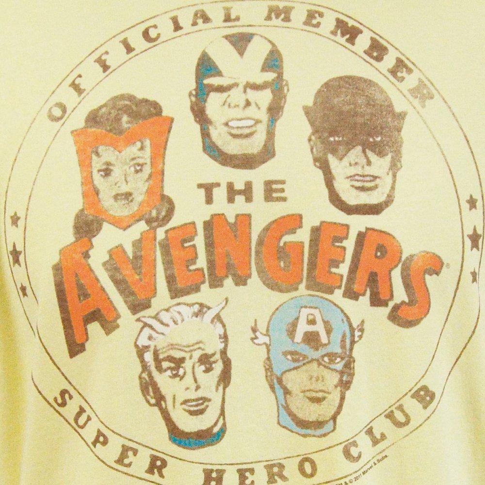 Foto Junk Food Mens The Avengers Super Hero Club T Shirt