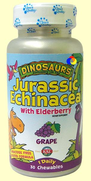 Foto Jurassic Echinacea - Kal Laboratorios - 30 comprimidos masticables [021245808282]