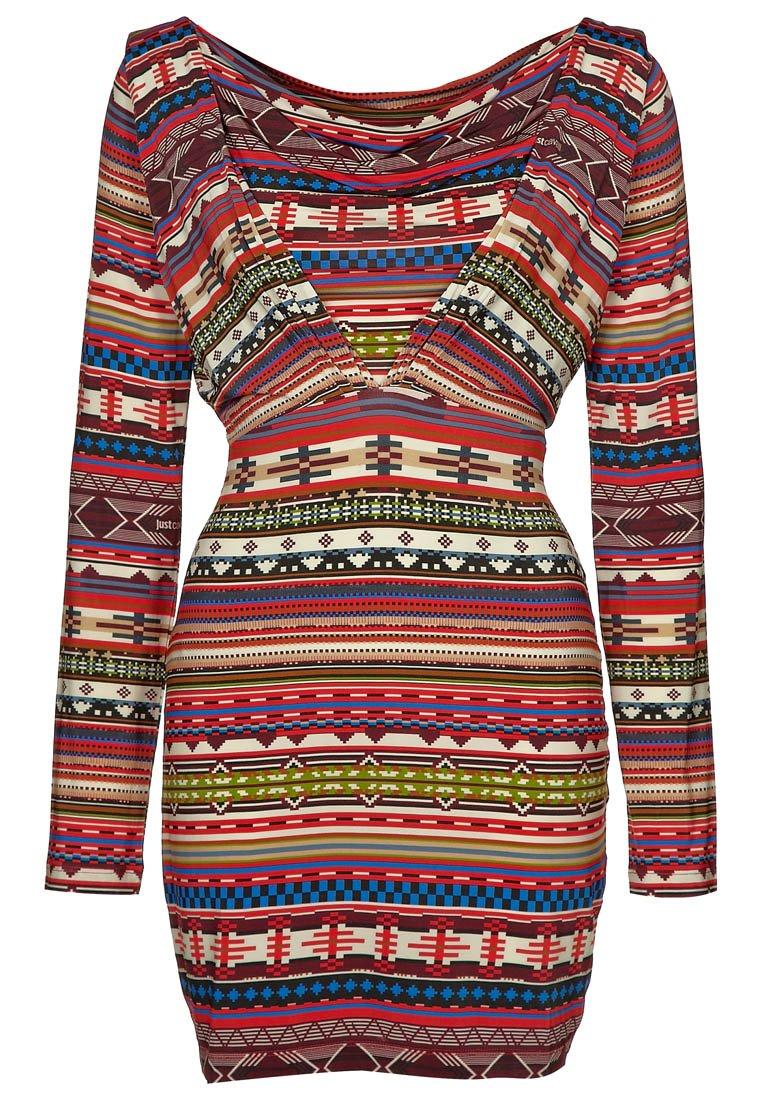 Foto Just Cavalli Vestido De Algodón Multicolor L