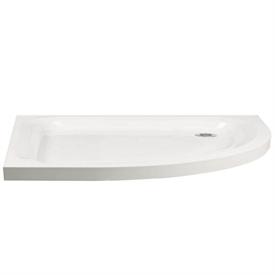 Foto Just Trays Ultracast Right Hand Offset Quadrant Flat Top Shower Tray W