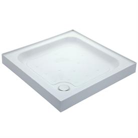 Foto Just Trays Ultracast Square 4 Up-Stand Shower Tray White - 760 x 760mm