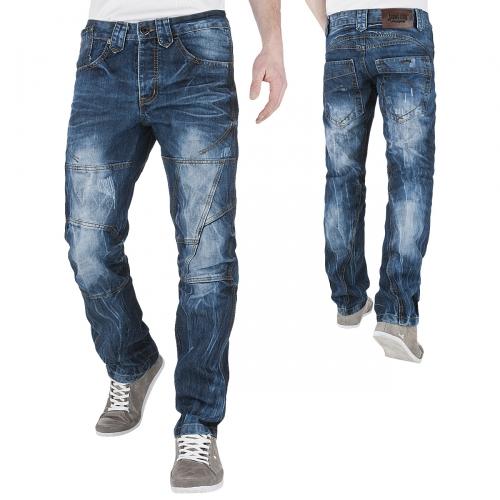 Foto Justing Jeans Ramon Classic Fit Jeans azul talla W 32 (aprox. 85cm)